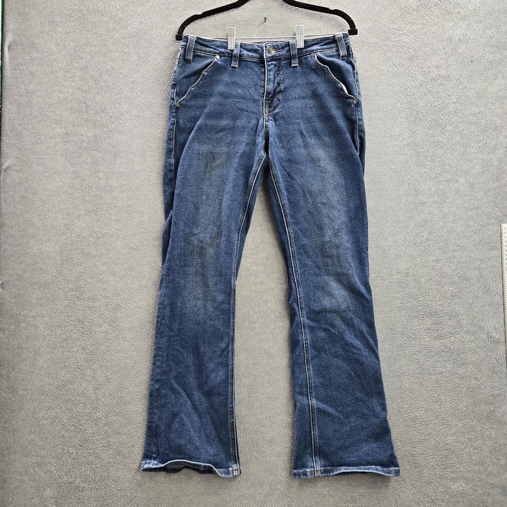 Rock & Roll Denim Women Jeans 30X32 Blue Mid Rise Riding Bootcut 30" Inseam